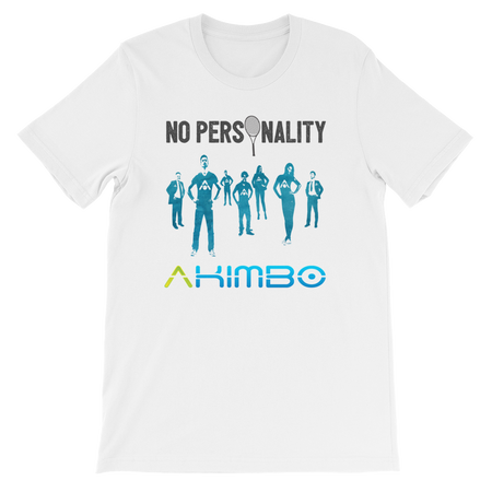AKIMBO 'No Personality - 4' Short-Sleeve UNISEX T-Shirt