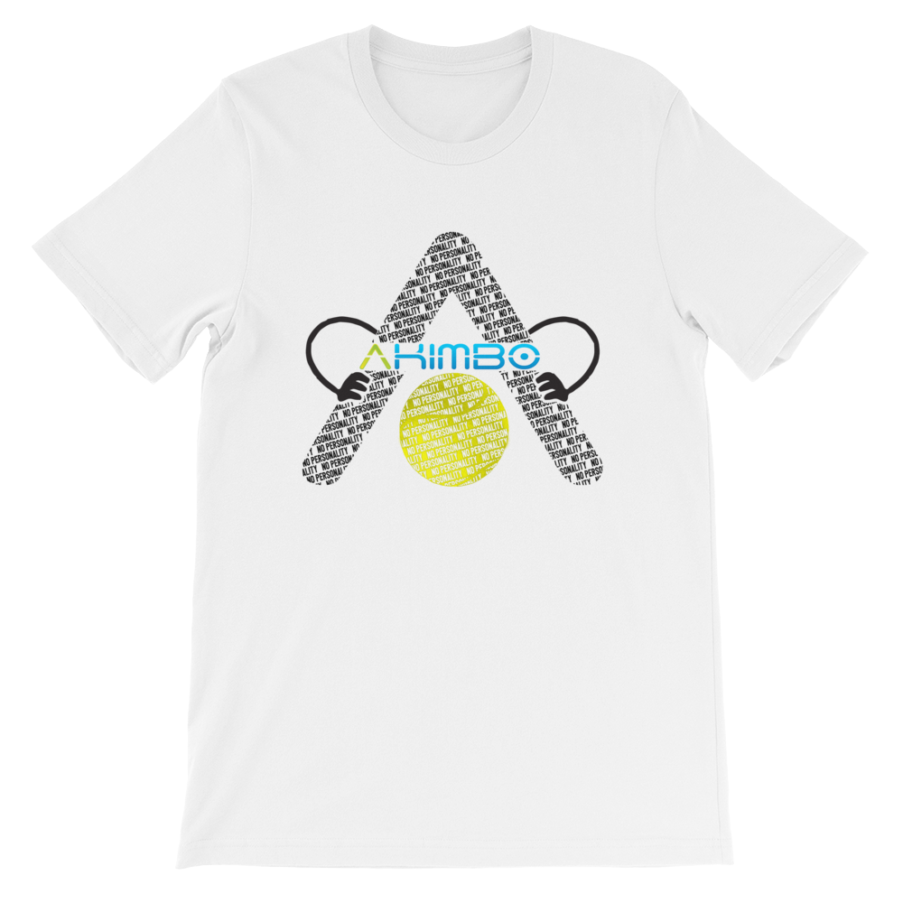 AKIMBO No Personality 3 Short Sleeve UNISEX T Shirt Akimbo Tennis