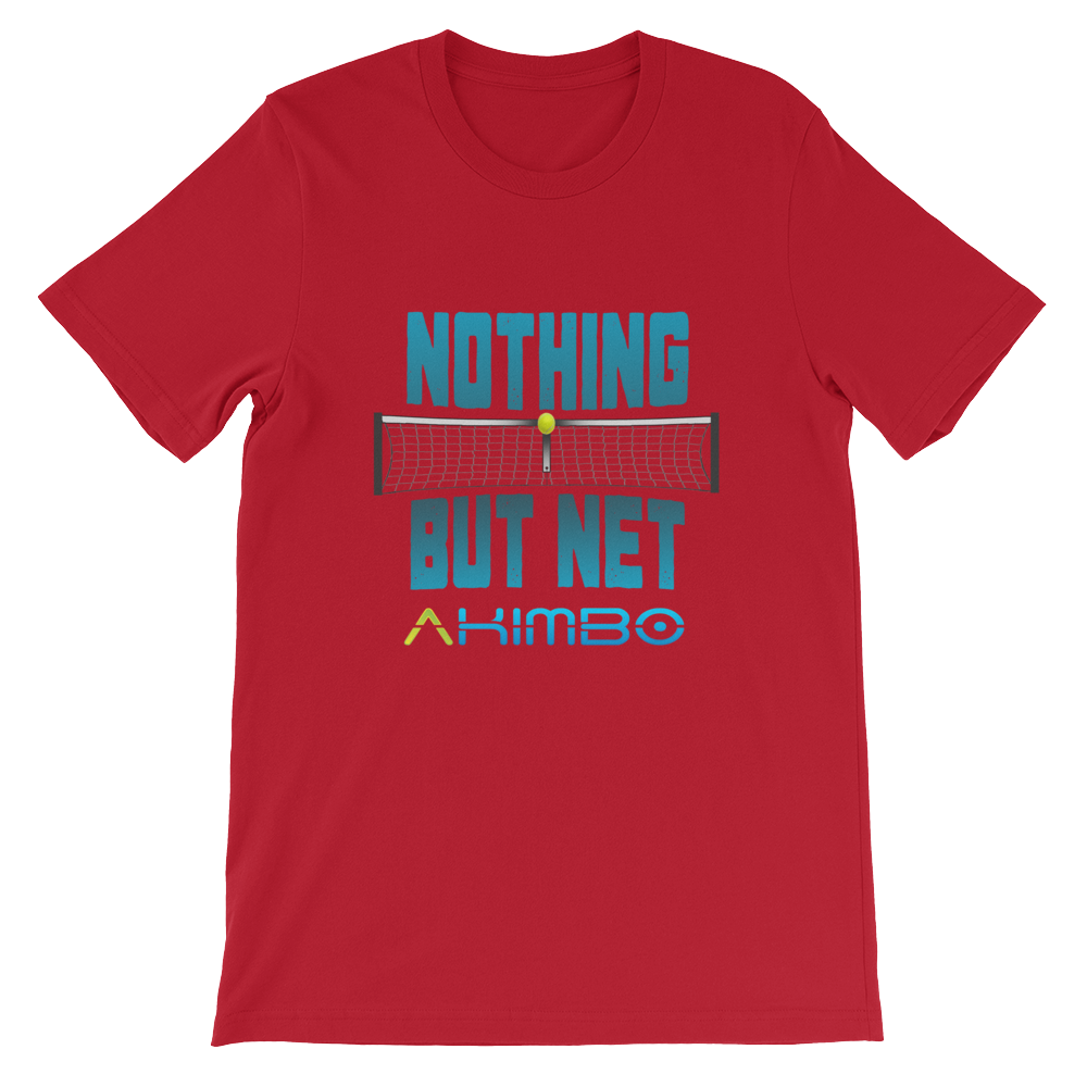 AKIMBO 'Nothing but Net' Short-Sleeve UNISEX T-Shirt – Akimbo Tennis