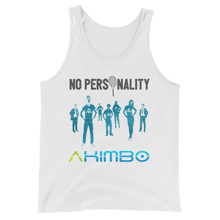 AKIMBO 'No Personality - 4' UNISEX Tank/Singlet