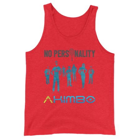 AKIMBO 'No Personality - 4' UNISEX Tank/Singlet